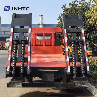 Goede prijs HOWO Wrecker Truck 4X2 165HP Mini Camioneta Flatbed Cargo Met Ladder Truck