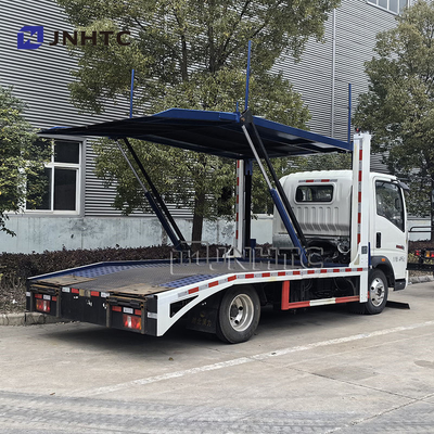 Howo Speciaal voertuig voor het vervoer van kleine auto's 4x2 Dubbellaag auto vrachtwagen voor het vervoer van auto's