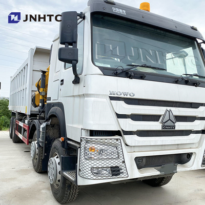Hot Sinotruk Howo Kran Truck 8X4 10Tons Cargo Met Klappkraan 16 Wielen Beste Prijs