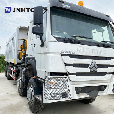 Hot Sinotruk Howo Kran Truck 8X4 10Tons Cargo Met Klappkraan 16 Wielen Beste Prijs