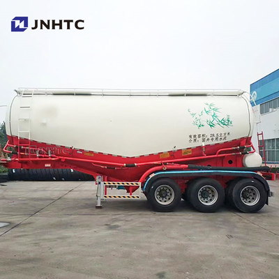 3 assen 50 Cbm V-type bulk cement tank Halve aanhanger voor het transport bulk poeder te koop