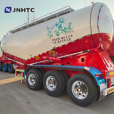 3 assen 50 Cbm V-type bulk cement tank Halve aanhanger voor het transport bulk poeder te koop