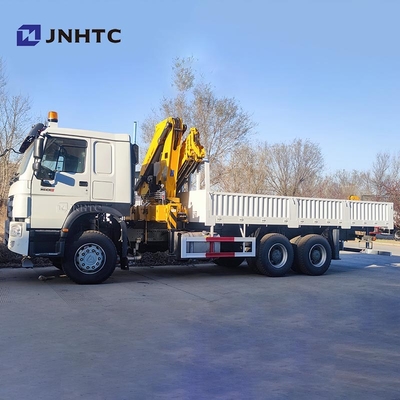 HOWO kraan 6x4 400 pk vrachtwagen met 10 ton kraan