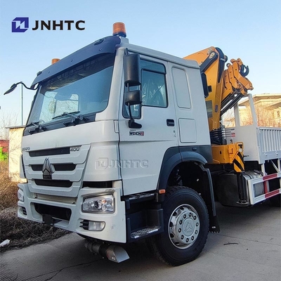HOWO kraan 6x4 400 pk vrachtwagen met 10 ton kraan