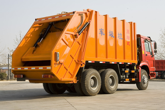 15 - de Vrachtwagen van de het Huisvuilpers van 16CBM LHD 4X2 met Hoge druksysteem ZZ1167M4611