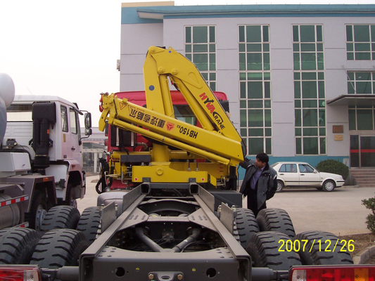 Van het de Kranenmateriaal 336hp 6×4 XCMG12 van de Sinotruktractor Vrachtwagen Opgezette de Tonkraan