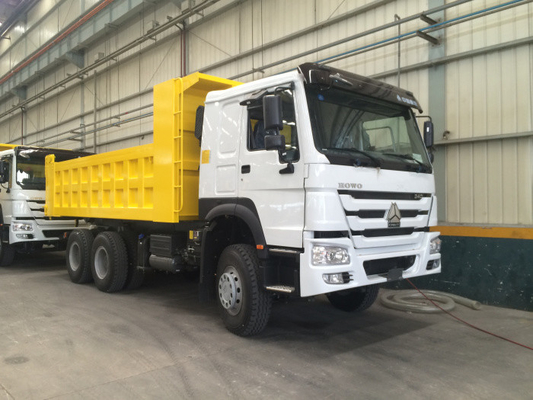 op zwaar werk berekende de Stortplaatsvrachtwagen 6x4 van 15M3 30T Sinotruk Howo7 met Cabine 10 van 336hp Hw76 Wielen