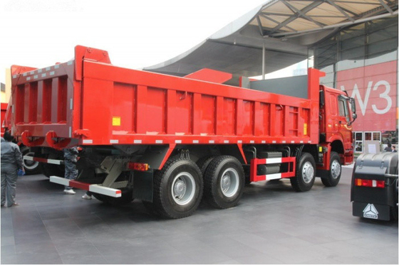 12 Vrachtwagen van de speculant8x4 de Chineeshowo Stortplaats 50-60T voor Mijnbouw/Bouwwerf
