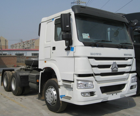 25 van de Witte de Tractorton Vrachtwagen Wd615.47 van Howo Sinotruk 6x4 met Hoge Botsingsweerstand
