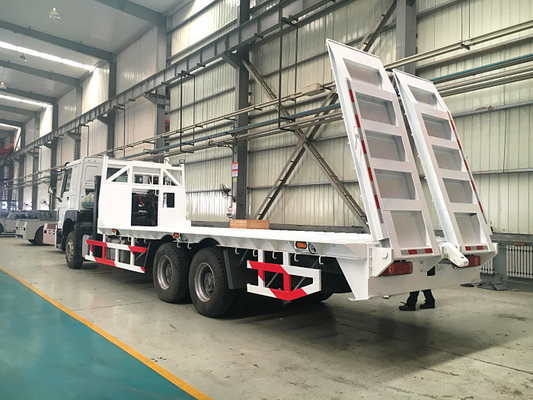 10 Zware de Ladingsvrachtwagen 30-40T van bandensinotruk Howo7 Flatbed met Ladder 6x4 Euro2 371hp