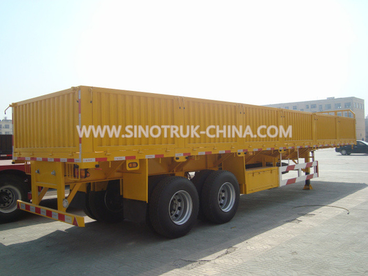 2 Been van de de Aanhangwagen28t Steun van Alxe Flatbed Semi om 20 Voet te laden Container 8 PCs-Slot