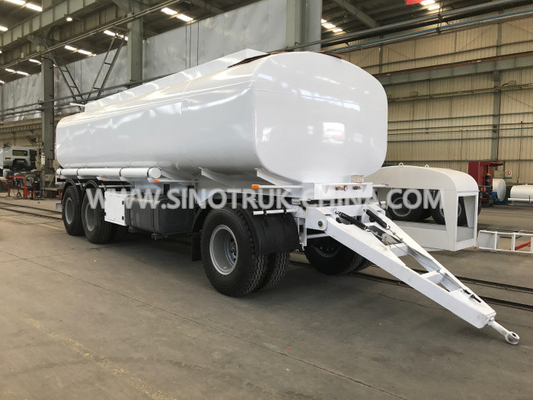 25 Ton 3 BPW-de Tankaanhangwagen van de Assenolie/de Semi Aanhangwagen van de Brandstoftank met 2 Zalen
