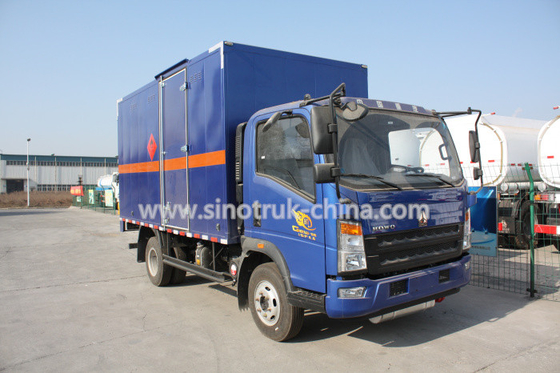 116HP de multi Commerciële Vrachtwagens van de kleuren Lichte Plicht, HOWO 4*2 Lichte cube van truck