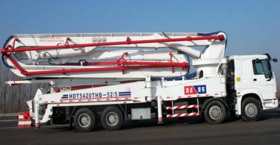 De Vrachtwagen van de Sinotrukhowo Concrete Pomp met 21m Flexibele en Efficiënte Telescopische Boom