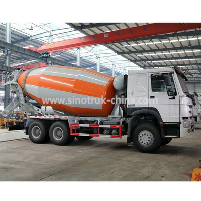 336hp de Structuur van het de Vrachtwagenstaal van de motor6×4 Howo Concrete Mixer met 10cbm-Tanker