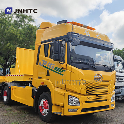 Zware elektrische vrachtwagen prijs FAW JH6 4x2 trekker hoofd vrachtwagen voor opleggers