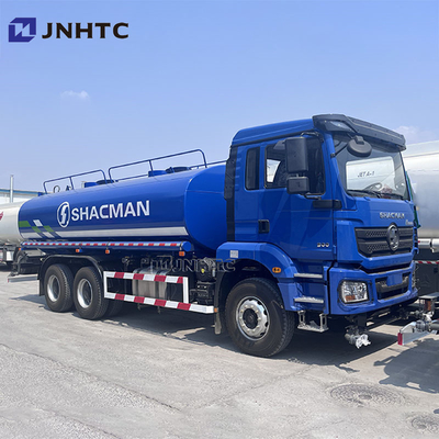 Ondersteuning aanpassing Blue Shacman H3000 20m3 waterbespuiters Truck water tankers voor het onderhoud van de weg