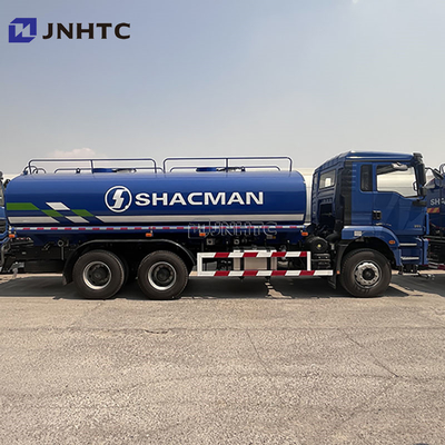Ondersteuning aanpassing Blue Shacman H3000 20m3 waterbespuiters Truck water tankers voor het onderhoud van de weg