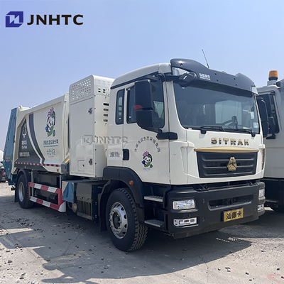 Howo SITRAK 4*2 Achterlader Compressed Garbage Trucks vuilniswagen