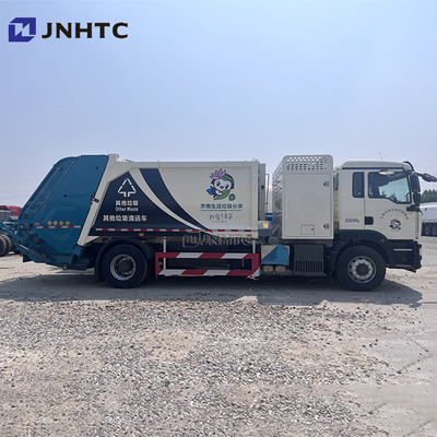 Howo SITRAK 4*2 Achterlader Compressed Garbage Trucks vuilniswagen