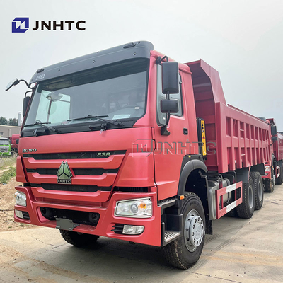 Sinotruk Howo 336 6x4 Dump Truck Rood Kleur China Howo Tipper Truck Goede staat