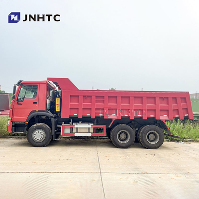 Sinotruk Howo 336 6x4 Dump Truck Rood Kleur China Howo Tipper Truck Goede staat