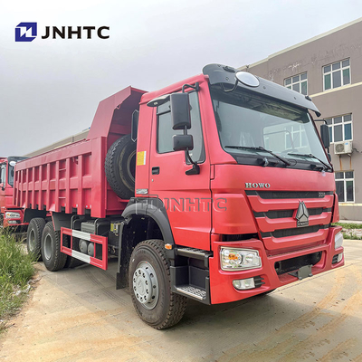Sinotruk Howo 336 6x4 Dump Truck Rood Kleur China Howo Tipper Truck Goede staat