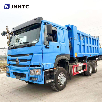 Howo 40 ton dumptruck 6x4 handgeschakelde transmissie 336 pk 10 wielen Euro 2 standaard diesel brandstof tipper truck