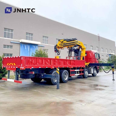 China Howo 6x4 380 pk vouwkraan met vrachtwagen 14/ 16 ton telescopische boom gemonteerde kraan goede prijs