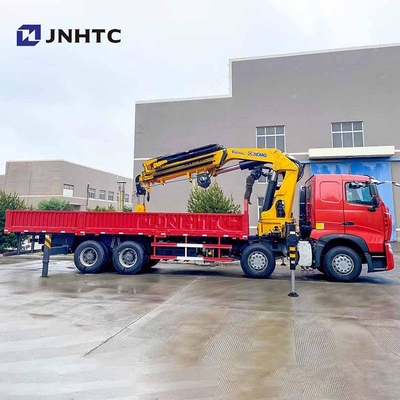 China Howo 6x4 380 pk vouwkraan met vrachtwagen 14/ 16 ton telescopische boom gemonteerde kraan goede prijs