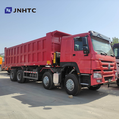 China 8X4 400 pk Sinotruck Howo Tipper Linksgestuurde Truck Prijs