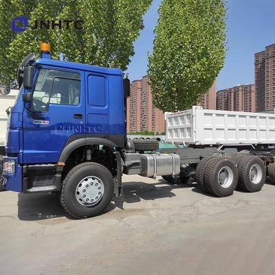 Nieuwe HOWO 6X4 TIPPER Truck Chassis 400 pk 10 wielen Blauwe Dump Truck Chassis