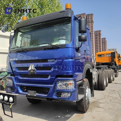 Nieuwe HOWO 6X4 TIPPER Truck Chassis 400 pk 10 wielen Blauwe Dump Truck Chassis