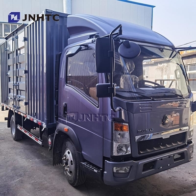 China Lichte Truck HOWO Van Tank Cargo 4X2 116hp 6 Wheels Box Truck Te koop