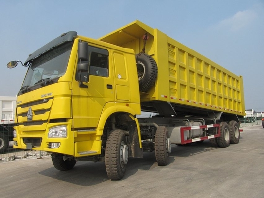 Gele de Stortplaatsvrachtwagen van 371hp 20M3 RHD Sinotruk Howo 6x4 voor 40-50 Ton Ladings