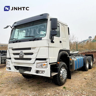 Sinotruk Howo Prime Mover Truck Tractor Head 6x4 10 Wielen 380 pk Semi Tractor Truck Head
