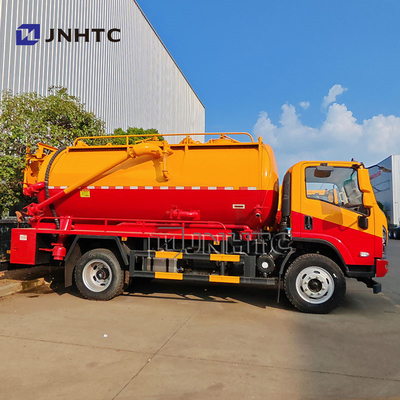 Shacman Vacuüm Afvoerzuigtruck 4x2 Riolering Tank Truck Septic Tank Truck met Hoogdruk Water Reiniging Op de verkoop