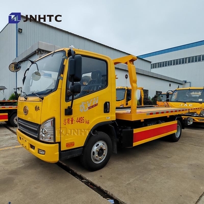 FAW Flatbed Wrecker 4*2 3tons 5 Ton 160HP Road Recovery Wrecker Truck Goede prijs