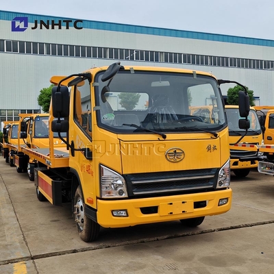 FAW Flatbed Wrecker 4*2 3tons 5 Ton 160HP Road Recovery Wrecker Truck Goede prijs