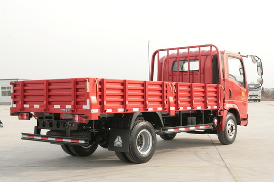 De Vrachtwagen 1-4T 1760 Cabine van de Howo liet de Lichte Lading met AC 85HP Hand het drijven