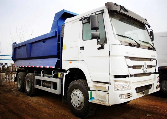 Euro II Op zwaar werk berekende Stortplaatsvrachtwagen 371 van Sinotrukhowo 6x4 Paardmacht 25 Ton het Laden