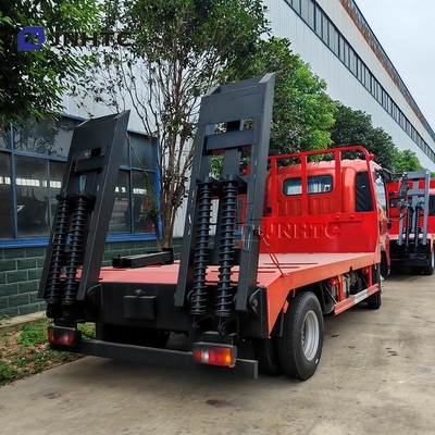 Warm te koop HOWO Wrecker Truck 4x2 3-5 ton Flatbed Light Duty Wrecker Tow Truck