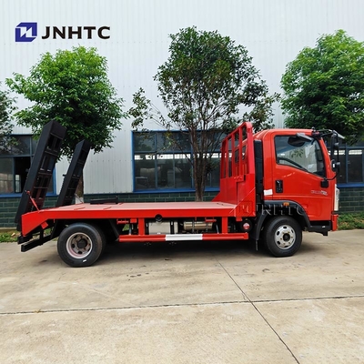 Warm te koop HOWO Wrecker Truck 4x2 3-5 ton Flatbed Light Duty Wrecker Tow Truck