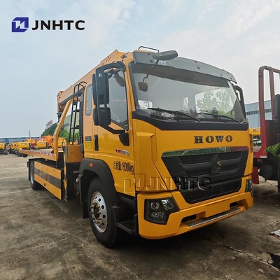 Howo Wrecker Truck 4x2 6 wielen 340 pk Wrecker Truck met rechte arm kraan Goede prijs