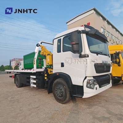 HOWO TX Kraan Truck 320HP 4X2 15TON vracht gemonteerde Wrecker Truck met hydraulische rechte boom kraan Truck