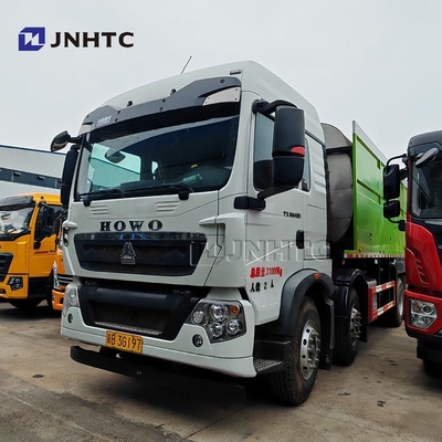 HOWO 8X4 350 pk 12-wiel dumptruck chassis met synchrone grindverzegeltruck