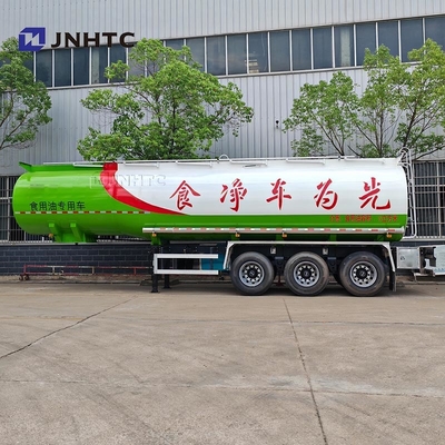 Warm te koop 3 as 55000 liter eetbare olie tank half aanhangwagen / brandstoftank aanhangwagen goede prijs