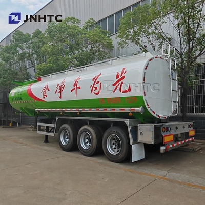 Warm te koop 3 as 55000 liter eetbare olie tank half aanhangwagen / brandstoftank aanhangwagen goede prijs