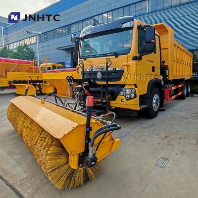 Howo TX Road Salt Spreader Sneeuwsmeltmachine 6X4 350 pk Geschikte sneeuwveegtruck