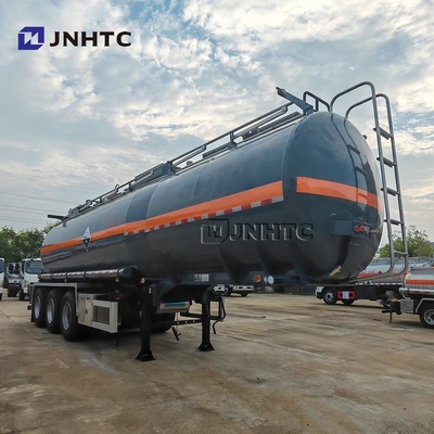Nieuwe drieassige 55000 liter corrosiebank Halve aanhangwagen / brandstoftank aanhangwagen Goede prijs